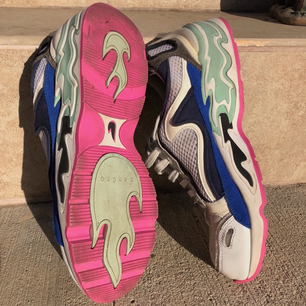 *updated*removed stains**Sandro flame sneakers